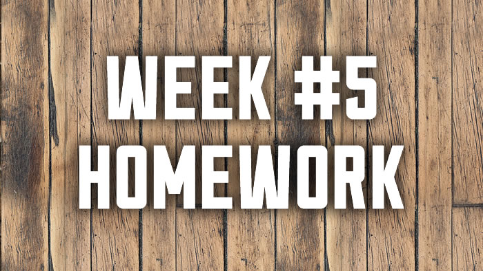 Week #5: Band of Brotherhood Homework